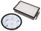 Rowenta ZR007700 Filter Kit für X-Ô-Staubsauger Modelle | geeignet für: IX7757, IX7767 und IX7777 | bestehend aus 1x Schaumstofffilter und 1x Hochfiltrationsfilter | Schwarz/Weiß