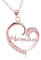 GUOYU Cadeau Maman Collier Mamans Femme,Cadeaux Fete des Meres,Cadeaux Fête des mères pour maman,cadeaux Noël pour maman,Cadeau d'anniversaire Femme (Or Rose)