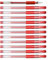 OFFICER PRODUCTS DONAU Gelkugelschreiber Gelstifte Kugelschreiber Gelschreiber/Geltinte Farbe: Rot Classic/ 12 Stück (12er Pack)/ Kugeldurchmesser: 0,5 mm/Wasserfeste und Nicht verblassende Tinte