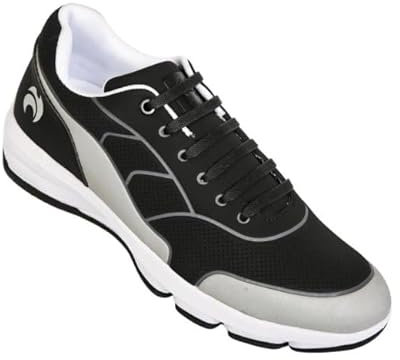 Henselite HM75 Mens Sport Lawn Bowls Trainer - Color Black Grey Size 9