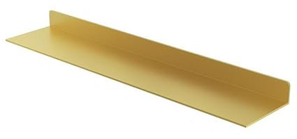 Beleuchteter Ausstellungsstand, Wandregale zur Aufbewahrung, schwebende LED-Metallregale, L-förmiges Ausstellungs-Bildleistenregal for Wanddekoration, Schlafzimmer, Wohnzimmer, Badezimmer, Küche ( Col