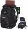 Aerolite 40x20x25cm Ryanair 20L Taktischer Rucksack, Wasserabweisend für Camping, Wandern, Trekking, Reisetasche Flugrucksack Reiserucksack Handgepäck Rucksack Flugzeug Tasche 40x20x25 Schwarz