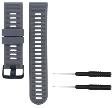 INF Armband Kompatibel mit Garmin Forerunner 945/935/Fenix 5, Uhrenarmband aus Silikon, Ersatzarmband für 22mm Breite, Weiches, langlebiges Sportarmband