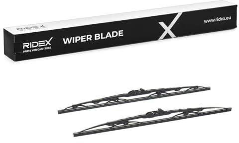 RIDEX Scheibenwischer Set Wischerblätter Satz ohne Spoiler Vorne Länge 1: 500mm Länge 2: 475mm Standard Kompatibel mit OPEL Astra G CC T98 298W17250