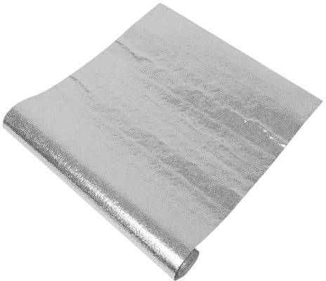 SEWOART Waterproof Kitchen Oil-Proof Sticker Self Adhesive Backsplash Wallpaper High Temperature Resistant Decal for Stove and Refrigerator 40x300cm Roll