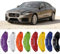 4pc Brake Caliper Covers Compatible Front Rear 18/19/20/21/22 Wheel Size for Jaguar XF Accessories (Orange)