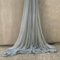 Anevous 5m x 150cm Tüllstoff zum Nähen, Soft Tüll Stoffe Meterware, Netzstoff Dekostoff zum Dekorieren, Tülldekostoff Drapierstoff für Hochzeit Vorhänge Kleid Tüllrock Torbogen Zeremonie Deko,Grau