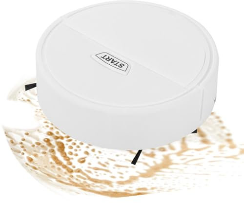 Kioriur Electric Floor Sweeping Cleaner - Robot Floor Cleaner, Robot Mop | Fully Automatic Household Sweeping Silent Smart Cleaner Wet Dry, Smart Robotic Vacuum Cleaning for Balconies Kitchen Study