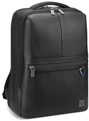 RONCATO Trial DLX Business Rucksack mit 15,6 Laptopfach - 42x30,5x15 cm - Schwarz