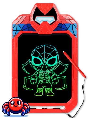 Fullware LCD Writing Tablet for Kids 10 Inch Hero Series - Paint, Doodle Board, Drawing Pad - Travel Toys, Road Trip Car Activities, Birthday and for Boys and Girls