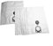 BlesConi Kit di sacchetti per aspirapolvere Bosch GAS 25 L SFC, GAS 25, 2605411167, in tessuto non tessuto, facili da installare (12 pezzi)