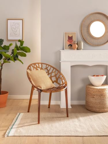 benuta Pop Wollteppich Karla - Beige 70x200 cm - Baumwolle,Wolle - Läufer & im Style: Uni, Hygge & Cozy, Minimalistisch - Pflegeleicht für Wohnzimmer Schlafzimmer
