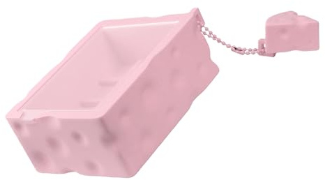 ZYHARUKO Keycap Organiser With Cheese Shape Friendly Keycaps Holder Case For Gamers And Professional Travel Friendly Keycap Case With Compartments