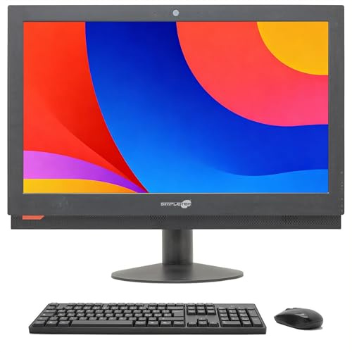 SIMPLETEK - All-in-One Computer 24 Full HD M910z | Core i3 6100T CPU | Windows 11 Pro | 4GB RAM | SSD 120GB | Lettore DVD-RW (Ricondizionato)
