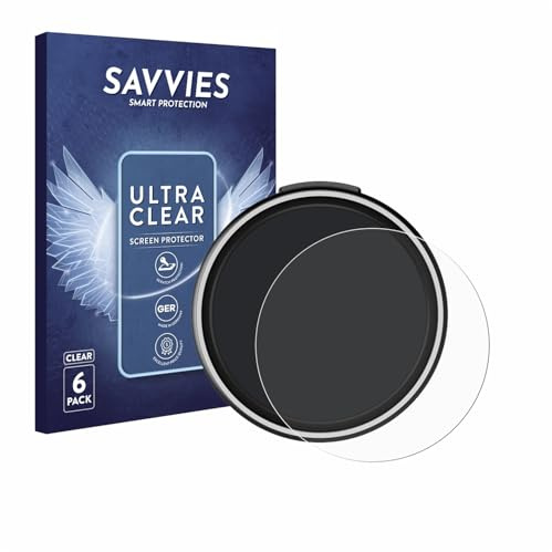 Savvies Schutzfolie für OOONO CO-Driver NO2 Plus | 6 Stück Transparenter Displayschutz Made in Germany Ultra-Klar Displayschutz-Folie