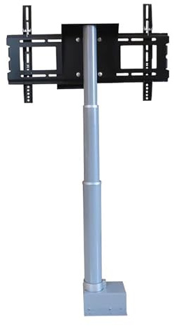 GZHENOZ Adjustable TV Mount Bracket - Electric Ceiling TV Lift - TV Wall Mount, Motorized Riser Mount With Remote Control, Motorized Ceiling Mount, 90° Flip Up, Fits 26-70 Inch L
