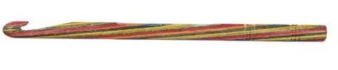 KnitPro Symfonie 5,00mm Häkelnadel Holz, Bunt, 20x5x1 cm