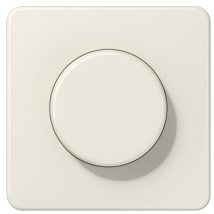 JUNG Abdeckung für Drehdimmer CD 1540, Drehknopf, EIN-AUS, Weiß
