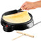 Rosenstein & Söhne Crêpière électrique 650 W - plaque 23 cm