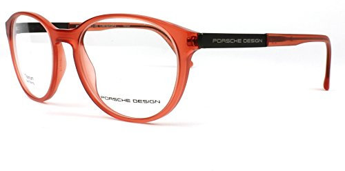 Porsche Design - P8261, Rund, Acetat, Herrenbrillen, BURGUNDY(C AL), 52/18/140