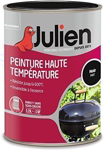 JULIEN 5246311 Peintures métaux/Vernis/pl, Noir, 250 ML (Lot de 1)
