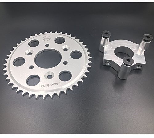 Hinterradnabenadapter 3,8 cm und 44T Ritzel für 2-Takt-Motor-Set