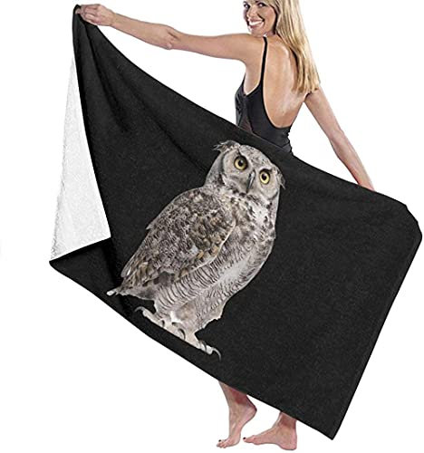 Strandtücher Mikrofaser,Süße Eule Größe Saunatuch Schnelltrocknend Wasseraufnahme Extra Tragbar Sand Proof Ultralight Ideal Als,Reisetuch,Strandtuch,Badetuch,Picknick Decke
