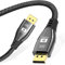 Reagle DisplayPort Kabel 1.4 DP 8K@60Hz 4K@144Hz 2K@240Hz, FreeSync, G-Sync Display Port für Gaming Monitor Grafikkarte, 32,4 Gbit/s HDR10, VESA-Zertifiziert, Aluminium Legierung & Nylon (2m)