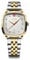 WENGER Herren Armbanduhr Vintage Classic Ø 37 mm, Swiss Made, Analog Quarz, Wasserdicht bis 50 m, Edelstahl-Armband, Silber/Gold, 01.1921.104