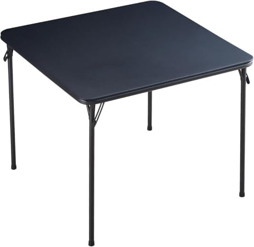 BOOSDEN Tavolo pieghevole multifunzione, tavolo pieghevole come tavolo da campeggio, tavolo da giardino, balcone, tavolo da pranzo, tavolo pieghevole, 85 cm x 85 cm x 70 cm