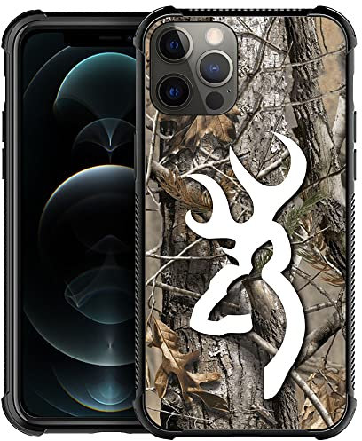 DAIZAG Case Compatible with iPhone 13 Mini,Shockproof Soft Phone Cover for Boy Men Gift Case,Classic Camo Hunter Jungle Deer