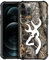 DAIZAG Case Compatible with iPhone 13 Mini,Shockproof Soft Phone Cover for Boy Men Gift Case,Classic Camo Hunter Jungle Deer