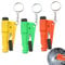 3 PCS Porte-CléS SéCurité Voiture, 3 en 1 Brise-Vitre d'urgence, Coupe Ceinture Brise Vitre, Sifflet de Secours, Conception Fluorescente - pour Une éVasion Rapide et SéCuriséE