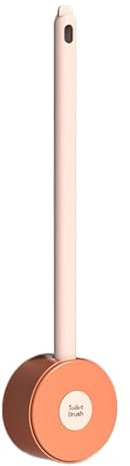 vreplrse Deep Cleaning Made Easy Silicone Toilet Brush With Lid Toilet Brush And Holder ABS Toilet Brush Silicone Soft TPR, Pink