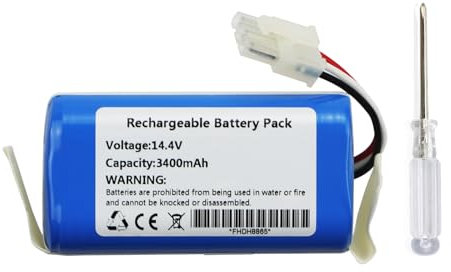 ANTIEE Vacuum Cleaner Batería para Miele Scout RX1, RX1-SJQL0, RX2 60, RX3 60 (Miele 9702922) Aspiradora robótica 14.4V 3400mAh