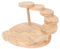 Amosfun Saftiger Blumenständer Rustikale Tortenplatte Rustikaler Obstteller Desktop-pflanzenständer Minikuchen Kuchenständer Cupcake-displayhalter Kuchen-ausstellungsregal Hölzern Khaki