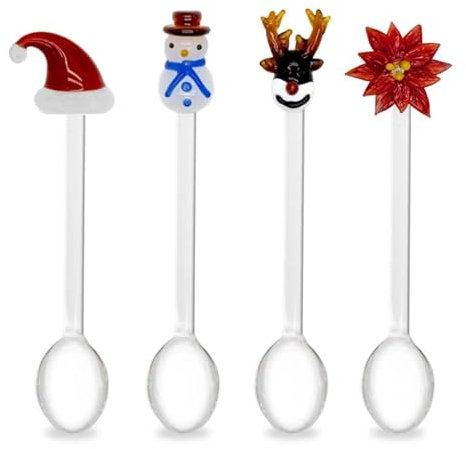 Wd Lifestyle - Set Kaffeelöffel mit Weihnachtsdekor (WD695NAT3)