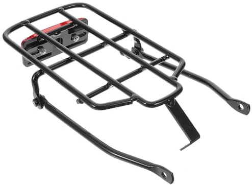 Happyyami Metall Fahrrad Heckgepäckträger Hinterer Sitz Fahrrad Gepäckträger Robust rutschfest Bike Junge Mädchen Mountainbike