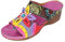 AEGJEGVD 2025 Sandales Claquettes Orthopédique Femme Été Pantoufles Rétro Compensé Claquette Épaisse Chaussons à Soutien Plantaire Confort Anti-dérapant Pantoufle Sandale de Marche Nu Pieds Piscine