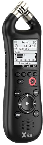 Xvive XV1-R Tragbarer Stereo-Recorder und Audio-Interface
