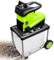 Biotrituratore & Mulcher Elettrico,2800w Di Potenza,Cassone Raccolta 60l,Manopola Regolazione Taglio,Converte Rami E Foglie in Fertilizzante Naturale,Chippers