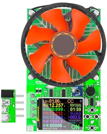 DL24/P 150W/180W 2.4 DC USB Tester Carico Elettronico 18650 Batteria Auto Monitor Capacità Scarica Carica Misuratore di Potenza(150W)