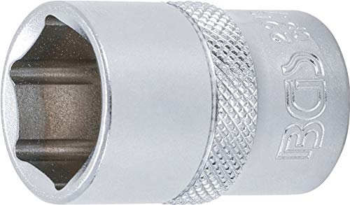 BGS Steckschlüssel-Einsatz Sechskant - 12,5 mm (1/2) - SW 19 mm