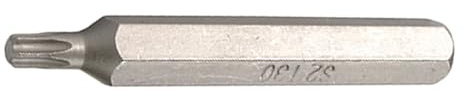 SW-Stahl 05232L Schraubendreherbit, 3/8 Zoll Antrieb, T30 Torx Profil, Lang | 75 mm T-Profil Einsatzbit aus Chrom-Vanadium - Industrie Sechskant Bit für schwer zugängliche Stellen - Werkstattqualität