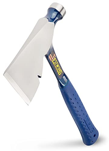 ESTWING Carpenter's Hatchet - 13 USA Made Carpenters Axe with Smooth Face & Shock Reduction Grip - E3-2H