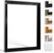 Bildershop-24 Schattenfugen - Rahmen LEMGO 90x120cm Schwarz (Hochglanz) - 7 Farben 73 Formate