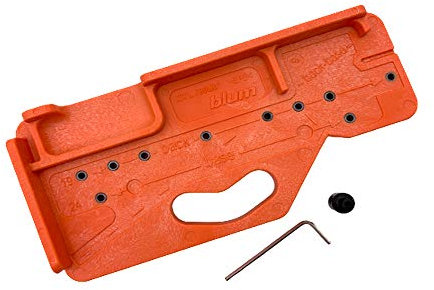 Blum 7267829 Bohrlehre Boden/Rückwand für LEGRABOX, orange