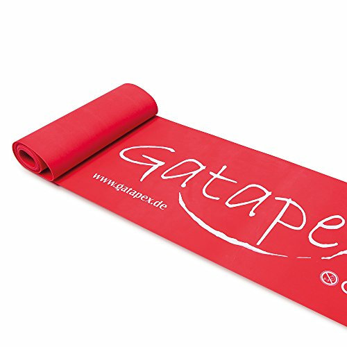 Gatapex Fitness-Band 2, 5m x 14, 5cm rot = schwer