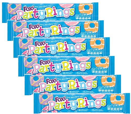 Fox's Party Rings 125g - Pack of 6