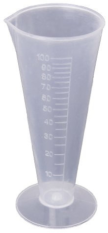 Generic 100 ml Labor-Küche Maßnahme Kunststoff Messbecher Becher